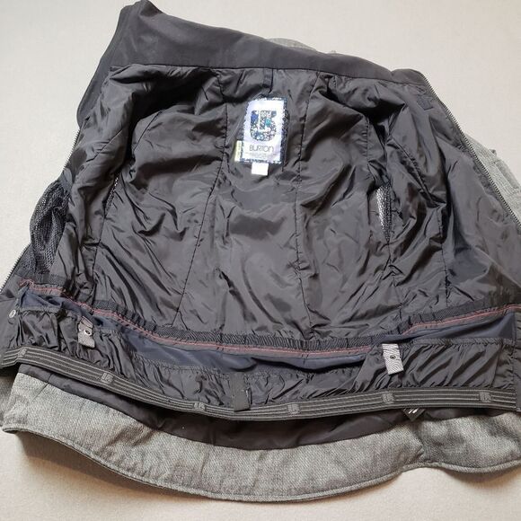 Women’s Burton Dry Ride jacket WB Jet Set JK Gray EUC SIZE S - Picture 7 of 16